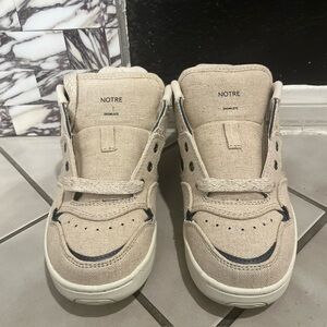 NEW Vans Notre Rowley Shoes Tan Linen XLT Skate Sneakers Chunky Low Top Mens 7.5